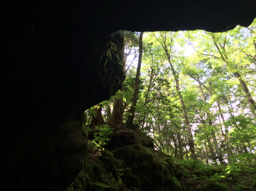 Fugaku Fuketsu grotte Mont Fuji 