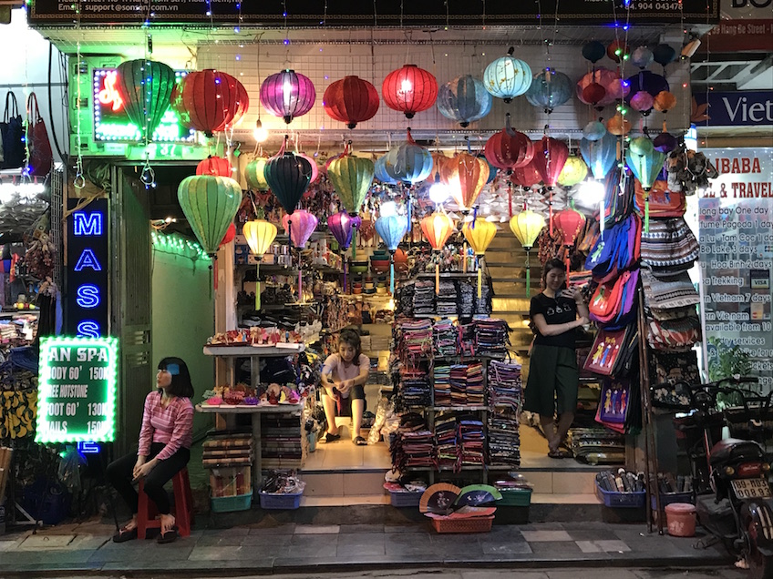 Hanoi Vieux Quartier de nuit