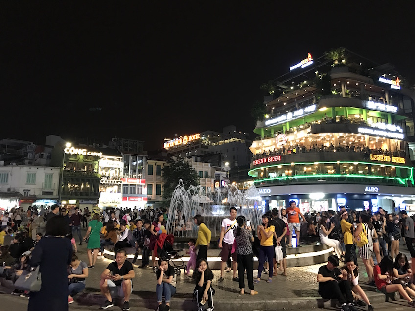 Hanoi Vieux Quartier de nuit