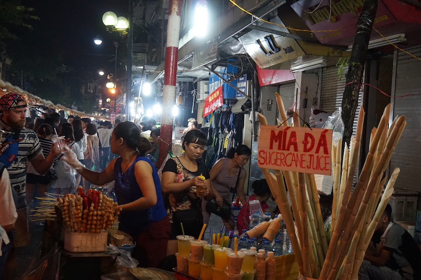 Hanoi marché de nuit