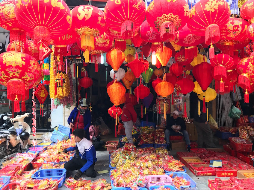 Decorations Têt Hanoi