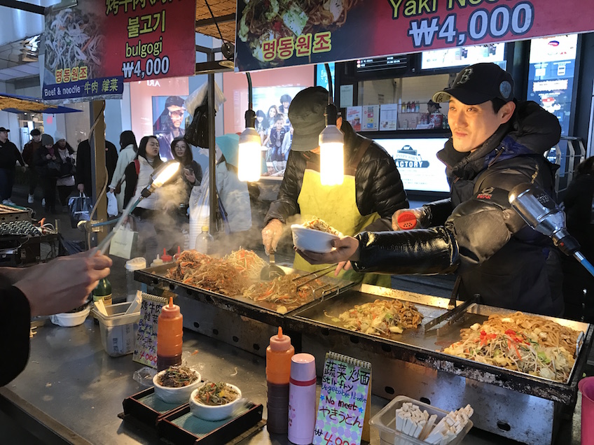 Marché de nuit de Myeong Dong