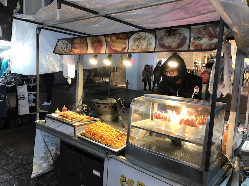 Marché de nuit de Myeong Dong