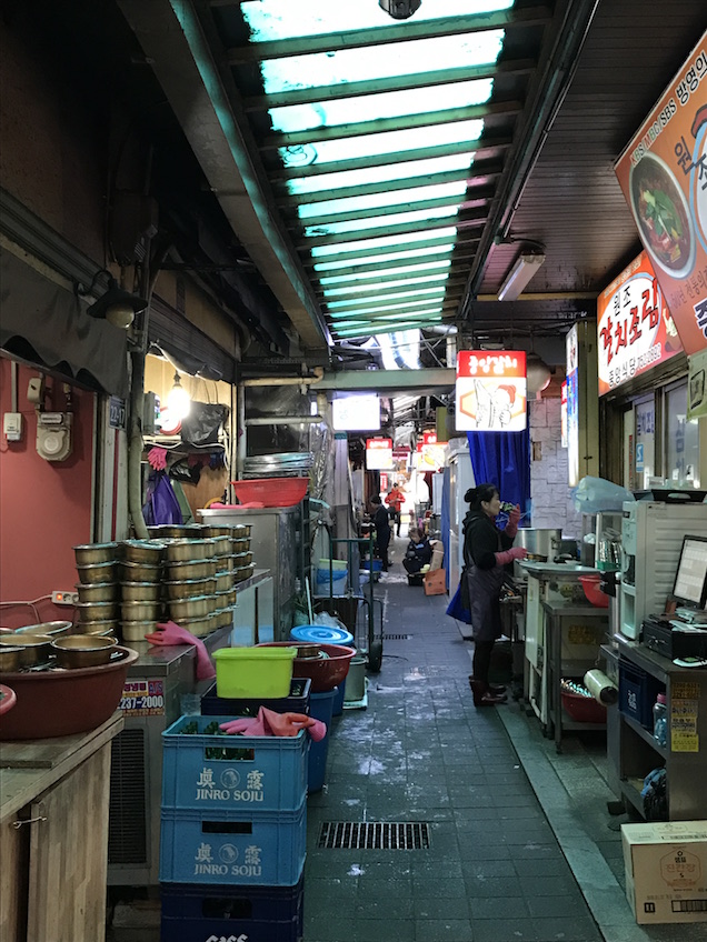 Marché de Namdaemun à Séoul