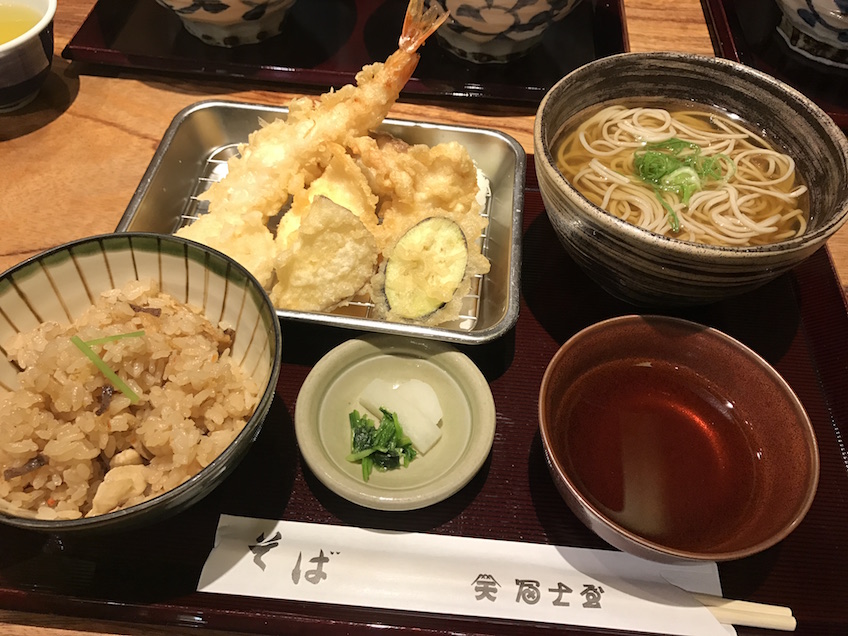 Tempura Soba set