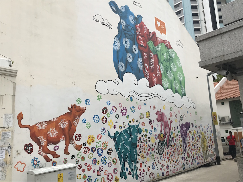 Singapour Street Art Little India