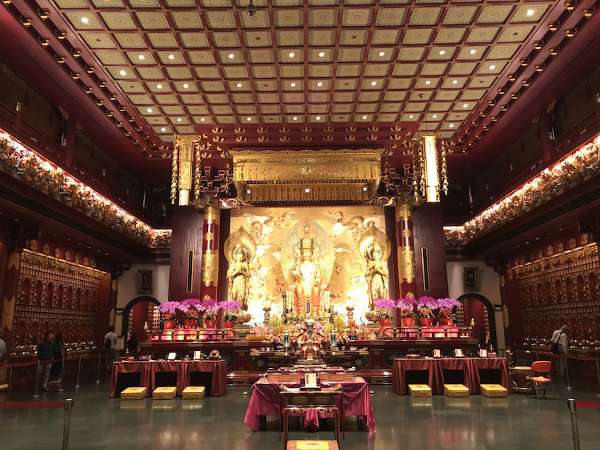 Singapour Temple de la Relique de la dent du Bouddha