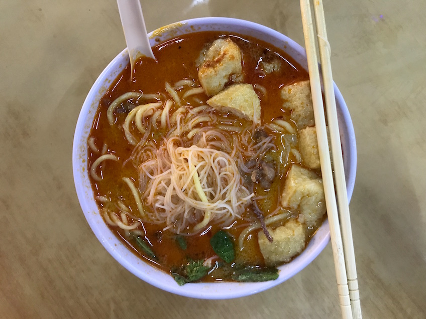 Curry Mee Penang Malaisie