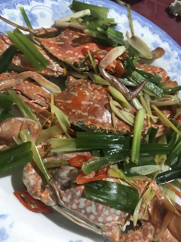 King crab Quy Nhon crabe rouge