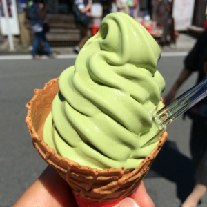 glace thé matcha