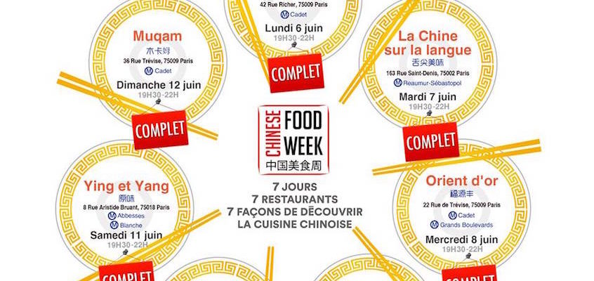 PARIS / Chinese Food Week : le festival de la cuisine chinoise à Paris
